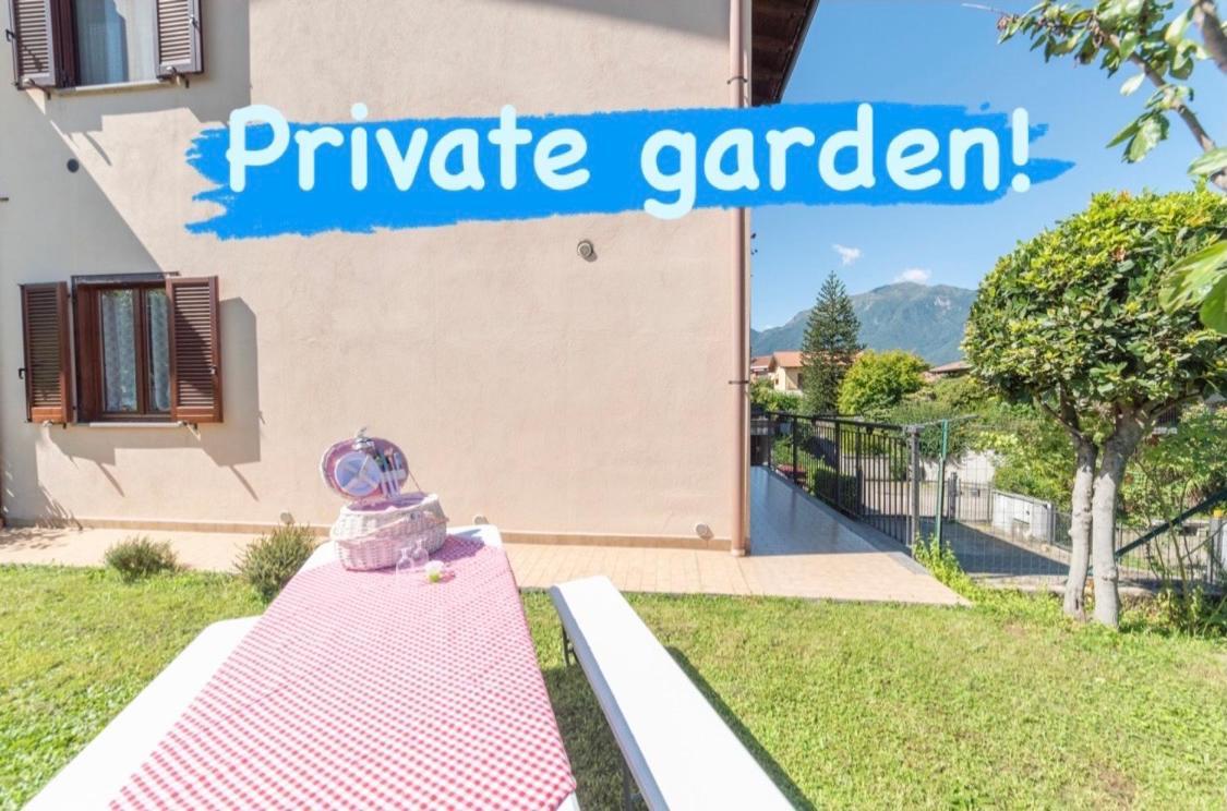 La Feriolina - Appartamento Al Lago Con Giardino Privato Baveno Exteriör bild